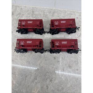 Vintage Canadian National HO Hopper Car Lot of 4: 172970, 172923, 172915, 172911